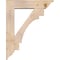 Ekena Millwork Merced Traditional Smooth Bracket w/ Offset Brace, Douglas Fir, 7 1/2"W x 32"D x 40"H BKT0806X32X40MRC01SDF - alternate 4